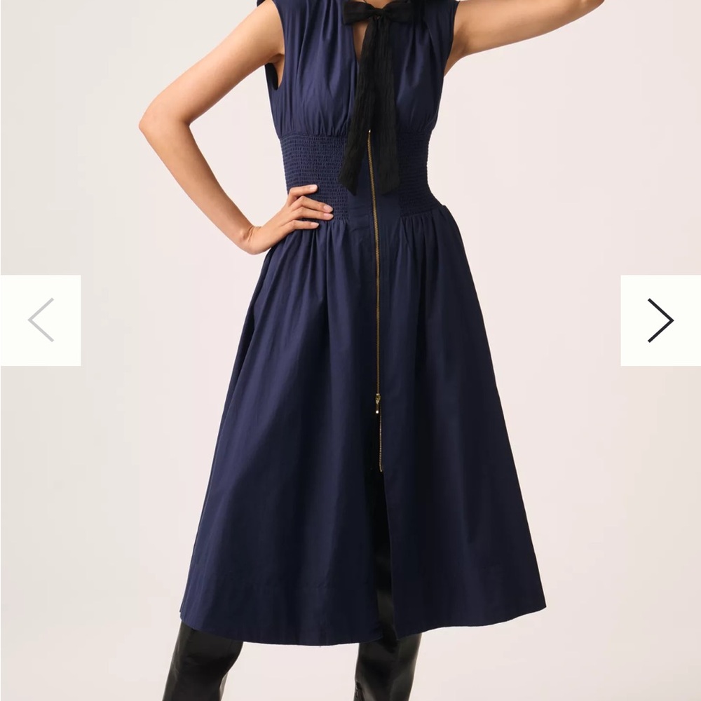 NWT- Elegant Navy Blue Dress from Anthropogie
